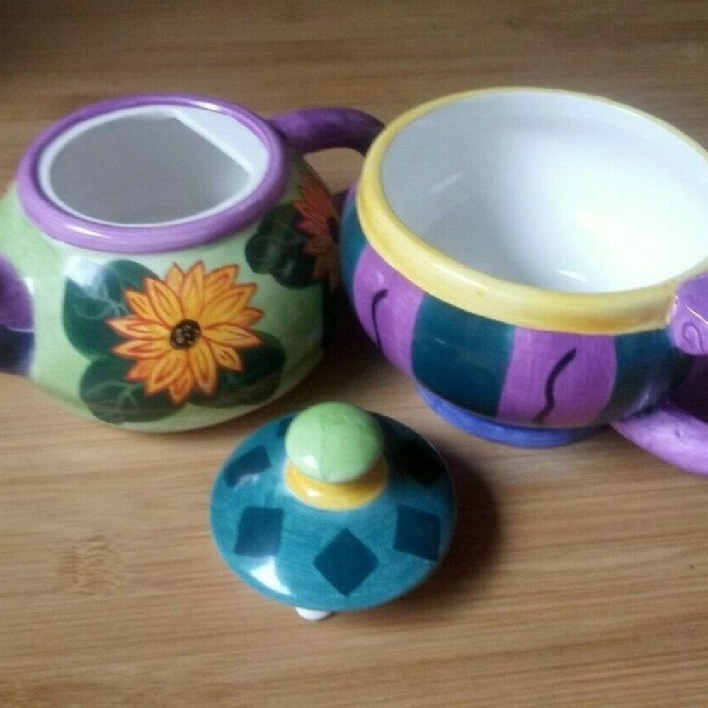 Milson & Louis Tea For One Teapot Hand Painted - Picture 5 of 8